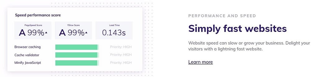 hostinger simply fast speed score