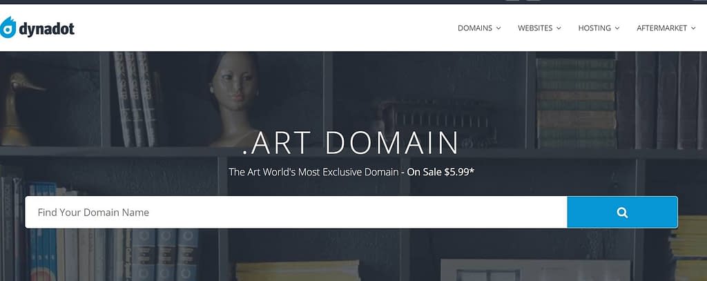 dynadot .art domain $5.99 first year