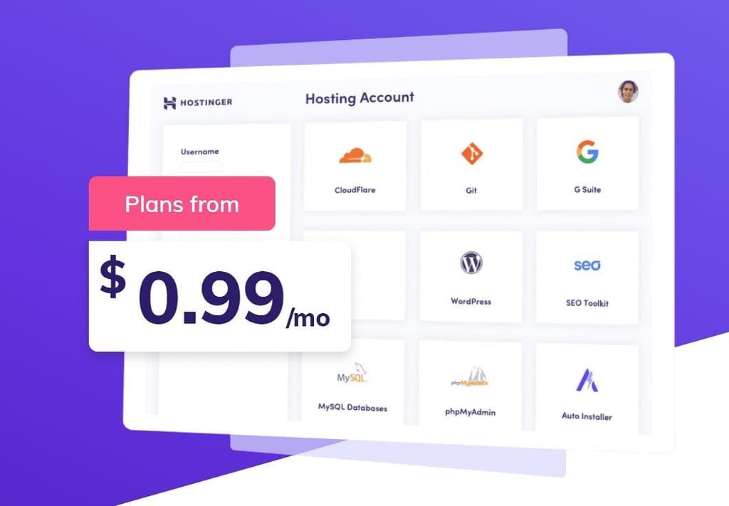 hostinger review cheapest hosting plan $0.99/m0