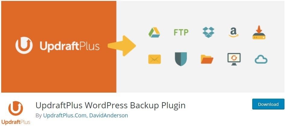 updraftplus 8 best and essential plugins